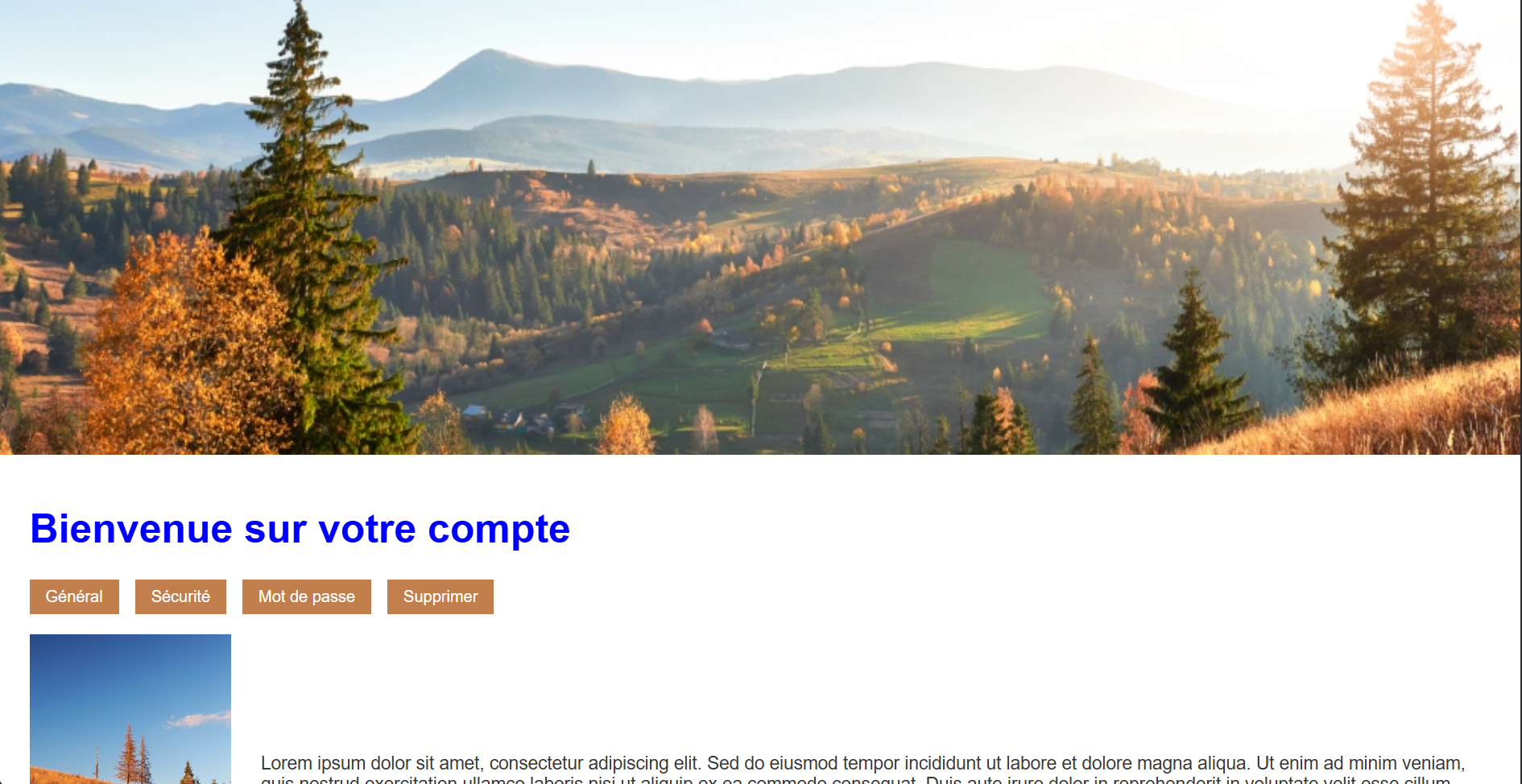 Projet Nature